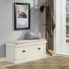 Wholesale 🎁 Indoor Storage Benches Crosley Furniture Seaside Entryway Bench - Distressed White ⭐ 1 Wholesale 🎁 Indoor Storage Benches Crosley Furniture Seaside Entryway Bench - Distressed White ⭐ -Indoor Benches Shop masterCRY687