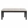Promo 😀 Bedroom Benches Picket House Furnishings Bradley Upholstered Indoor Bench 🎉 -Indoor Benches Shop masterELET694