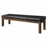 Brand new ❤️ Wallace & Bay Kitchen & Dining Benches Wallace & Bay Dodson Faux Leather Upholstered Dining Bench 🛒 -Indoor Benches Shop masterEMER2161
