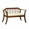 Brand new 💯 Entryway Benches Furniture Of America Angelou Slatted Back Bench 😉 -Indoor Benches Shop masterENLB1518
