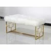 Coupon ⌛ Bedroom Benches Best Master Furniture Faux Fur Bench ✔️