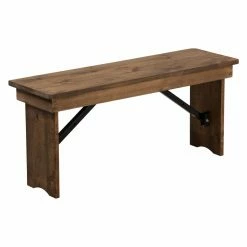 Top 10 😀 Kitchen & Dining Benches Flash Furniture Hercules Series Dining Bench 🔥