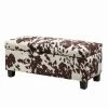 Best reviews of 🔥 Indoor Storage Benches Weston Home Roman Cow Hide Fabric Storage Bench 😉 -Indoor Benches Shop masterHME2457