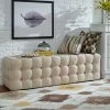 Best Sale ❤️ Ottoman Benches Weston Home Bowman Tufted Rectangular Ottoman Bench ❤️ -Indoor Benches Shop masterHME3319