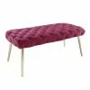 Best Sale 💯 Bedroom Benches Nicole Miller Kelis Velvet Bench 🎁 -Indoor Benches Shop masterINSP138