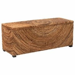 Hot Sale 🥰 Indoor Storage Benches East At Main Chambers Abaca Bench 🥰