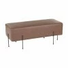 Best deal 😉 Bedroom Benches LumiSource Daniella Contemporary Faux Leather Indoor Bench 😀 -Indoor Benches Shop masterLUS1475