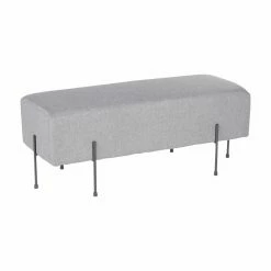 Best deal 🛒 Bedroom Benches LumiSource Daniella Contemporary Fabric Indoor Bench 🌟
