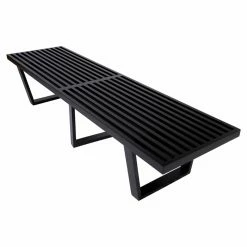 Best reviews of ⌛ Entryway Benches LeisureMod Mid-Century Slat Inwood Bench 🥰