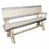 New 🥰 Entryway Benches Montana Woodworks Montana Half Log Bench 👍 -Indoor Benches Shop masterMONT399
