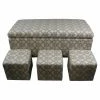 Cheap ⭐ Ottoman Benches Ore International Geometric Bench With 3 Seatings 👍 -Indoor Benches Shop masterORE668