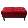 Best deal ⌛ Indoor Storage Benches Ore International Faux Leather Tufted Storage Bench ❤️ -Indoor Benches Shop masterORE669