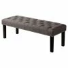 Top 10 🤩 Bedroom Benches Rosevera Ercole Upholstered Tufted Bench ⭐ -Indoor Benches Shop masterROSE033