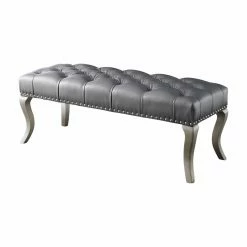 Promo ⌛ Entryway Benches Roundhill Furniture Decor Maxem Tufted Indoor Bench 🛒