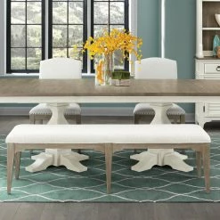 Deals 👍 Kitchen & Dining Benches Riverside Furniture Myra Upholstered Dining Bench 🥰