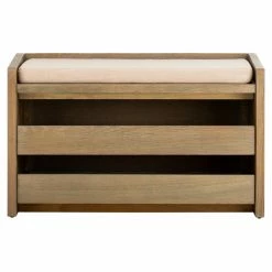 Promo 😉 Entryway Benches HN Home Fairfield Modern Farmhouse Indoor Storage Bench 🎁