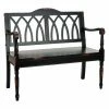 Best Sale 🎉 Entryway Benches Safavieh Franklin Distressed - Black Bench ❤️ -Indoor Benches Shop masterSAV431