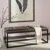 Discount 🧨 Bedroom Benches Safavieh Reynolds Faux Leather Bench 👍