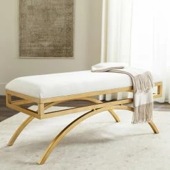Flash Sale 💯 Bedroom Benches Safavieh Moon Arc Bench 👍