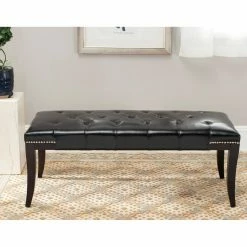 Buy ⌛ Bedroom Benches Safavieh Gibbons Backless Tufted Indoor Bench 🧨