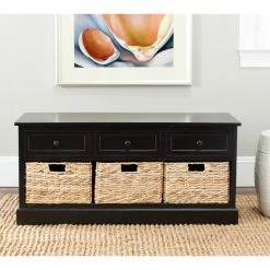 Buy ๐ฅฐ Indoor Storage Benches Safavieh Damien 3 Drawer Indoor Storage Bench ๐