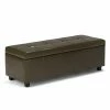 Promo 🧨 Brooklyn & Max Indoor Storage Benches Brooklyn + Max Fullerton Leather Storage Bench 😍 -Indoor Benches Shop masterSIMP114