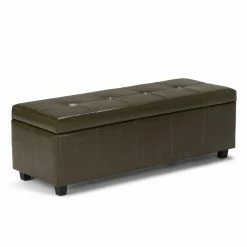 Promo 𧨠Brooklyn & Max Indoor Storage Benches Brooklyn + Max Fullerton Leather Storage Bench π