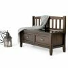 Hot Sale 😉 Brooklyn & Max Entryway Benches Brooklyn + Max Berkshire Solid Wood Entryway Storage Bench With Drawers 🎉