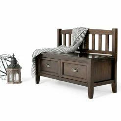 Hot Sale π Brooklyn & Max Entryway Benches Brooklyn + Max Berkshire Solid Wood Entryway Storage Bench With Drawers π