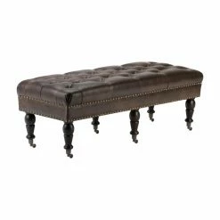 Brand new 🎉 Brooklyn & Max Ottoman Benches Brooklyn + Max Gable Tufted Faux Leather Ottoman Bench 🌟