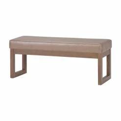Deals 🌟 Brooklyn & Max Ottoman Benches Brooklyn + Max Lewiston Faux Leather Ottoman Bench ✔️