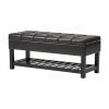 Cheap 🛒 Brooklyn & Max Indoor Storage Benches Brooklyn + Max Hayden Faux Leather Storage Ottoman Bench 🔔 -Indoor Benches Shop masterSIMP1254