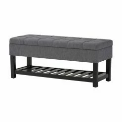 Best Pirce 🌟 Brooklyn & Max Indoor Storage Benches Brooklyn + Max Hayden Storage Ottoman Bench 💯