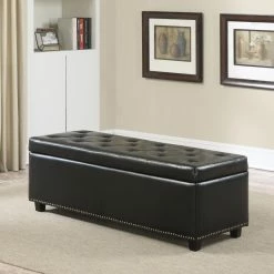 Best reviews of 🤩 Brooklyn & Max Indoor Storage Benches Brooklyn + Max Gilbert Leather Storage Bench ⌛