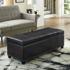 Best reviews of 😍 Brooklyn & Max Indoor Storage Benches Brooklyn + Max Huntsville Leather Storage Ottoman Bench 🎁