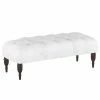 Deals ✨ Skyline Furniture Bedroom Benches Velvet Tufted Bench 🛒 -Indoor Benches Shop masterSKY1105