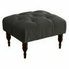 Brand new 💯 Skyline Furniture Ottoman Benches Skyline Velvet Tufted Ottoman Bench ⭐ -Indoor Benches Shop masterSKY658