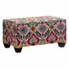 Outlet ❤️ Skyline Furniture Ottoman Benches Skyline Storage Bench - Santa Maria Desert Flower 🌟