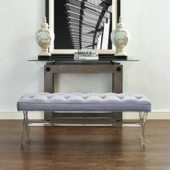 Best deal 🥰 Entryway Benches TOV Furniture Claira Lucite Bench ⭐