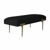 Wholesale 🥰 Bedroom Benches TOV Furniture Brno Velvet Indoor Bench 👍