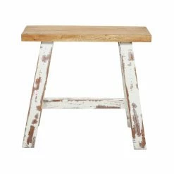 Promo 😉 Entryway Benches DecMode Wood Distressed Farmhouse Bench ⌛