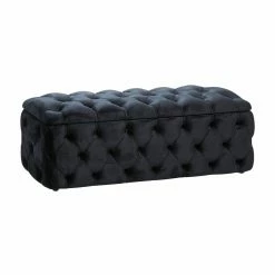 Cheap 👍 Indoor Storage Benches DecMode Tufted Upholstered Storage Bench 🛒