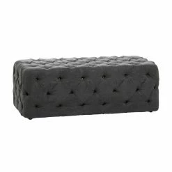 New ⌛ Ottoman Benches DecMode Velvet Tufted Bench 🤩