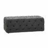 Coupon 🤩 Ottoman Benches DecMode Velvet Tufted Bench ✨ -Indoor Benches Shop masterUMA12955