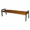 Flash Sale 😀 Entryway Benches DecMode Albizia Wood Bench ❤️ -Indoor Benches Shop masterUMA8375