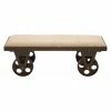 Cheap 😍 Entryway Benches DecMode Metal Industrial Style Backless Bench ✨ -Indoor Benches Shop masterUMA8428