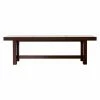 Deals 👏 Kitchen & Dining Benches Walker Edison Cappuccino Wood Bench 🛒