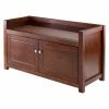 New 🔥 Indoor Storage Benches Winsome Walnut Hill Storage Bench 💯 -Indoor Benches Shop masterWI055