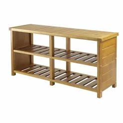 Best Sale 💯 Indoor Storage Benches Winsome Keystone 👟 Shoe Storage Bench ⌛
