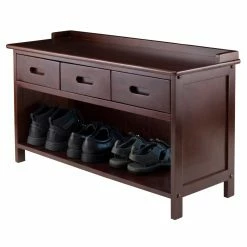 Cheapest 👍 Winsome Indoor Storage Benches Adriana 3-Drawer Bench With Storage 🧨